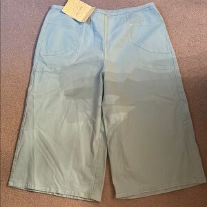 Aqua Wide-Leg cropped/capri Pants